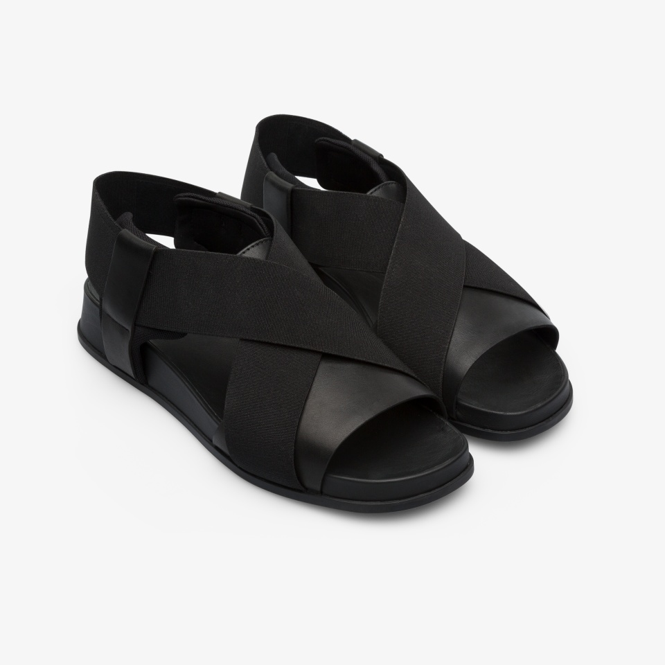 Camper Atonik Black - Camper Women's Sandals ||7453-WMOSH||